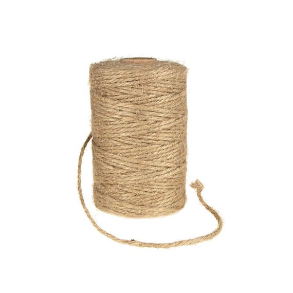 Jute Twine Cord Rope Ribbon, 1/16-inch, 100-yard, Dark Brown