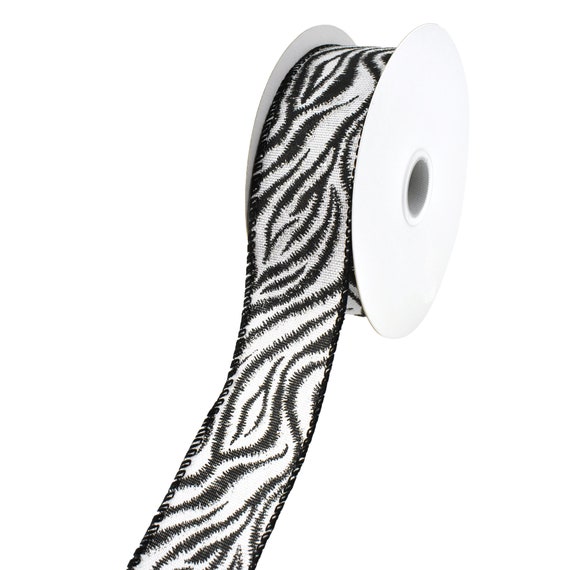 Super Glitter Wired Ribbon, 2-1/2-Inch, 10-Yard - White