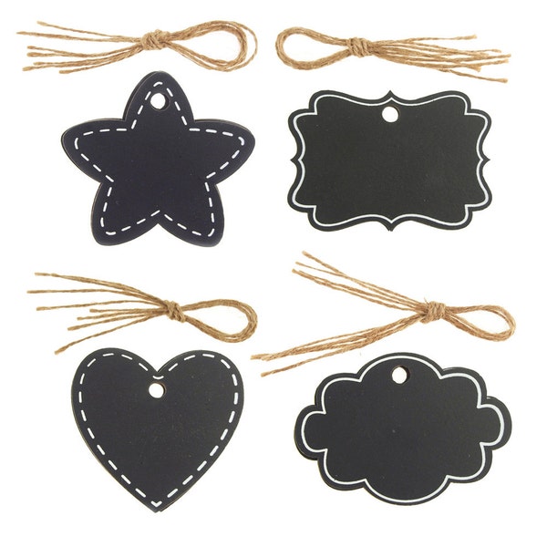 Chalkboard Gift Tags Etsy