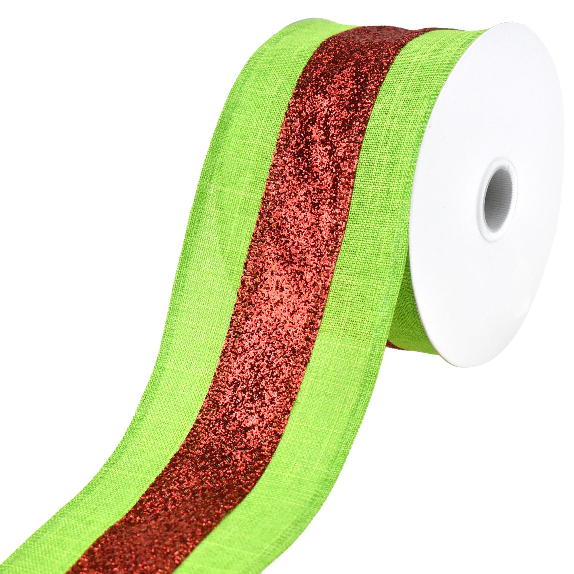 Lime Green Satin Ribbon 1 1/2 Inch 50 Yard Roll for Gift Wrapping