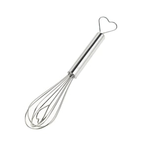 6 Pcs Stainless Steel Eggbeater Kitchen Wire Whisks Balloon Metal Whisk