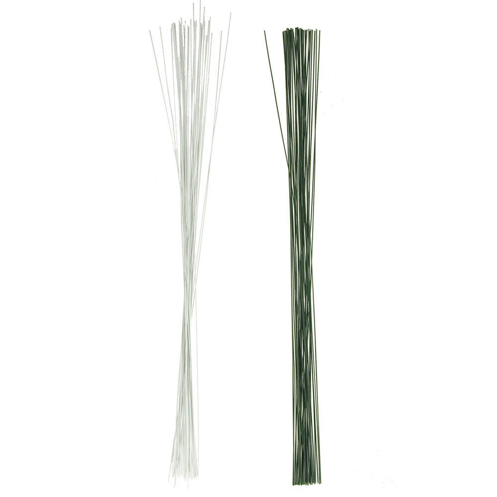 18 gauge green color floral wire