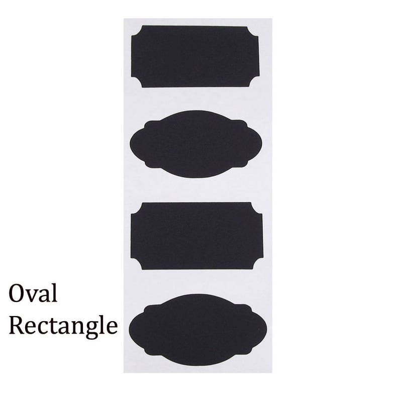 Chalkboard Label Stickers for Glass Jars Container Etsy