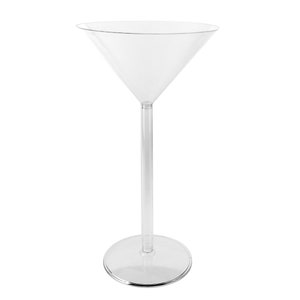 Unbreakable Pastel Color Acrylic Martini Glasses