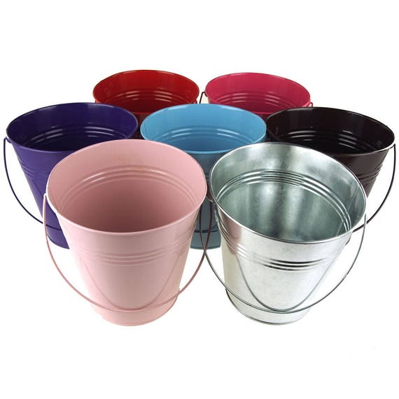 Metal Pail Buckets Party Favor, 7-inch -  Sweden