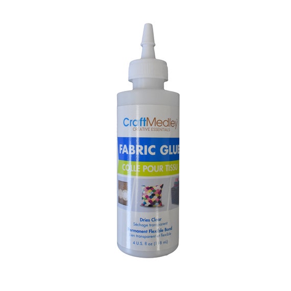 Fabric Glue, White, 4 Fl-oz 