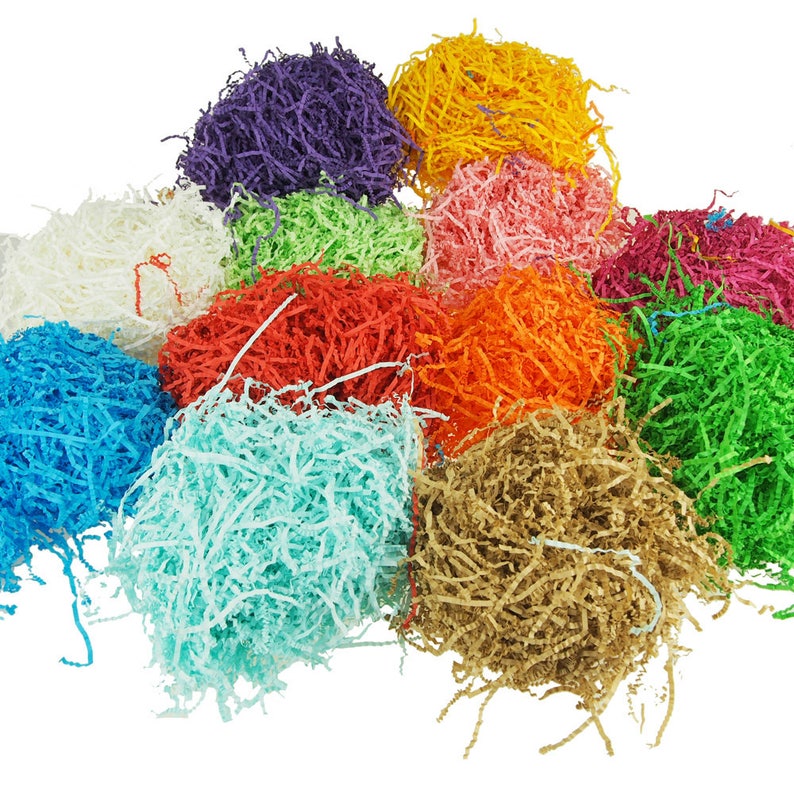 Crinkled Paper Shreds Packaging 2ounces Etsy