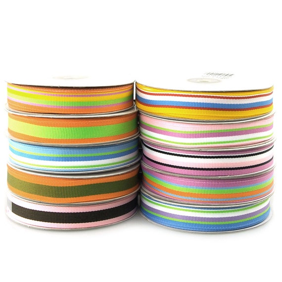 Dark Green Gingham Ribbons