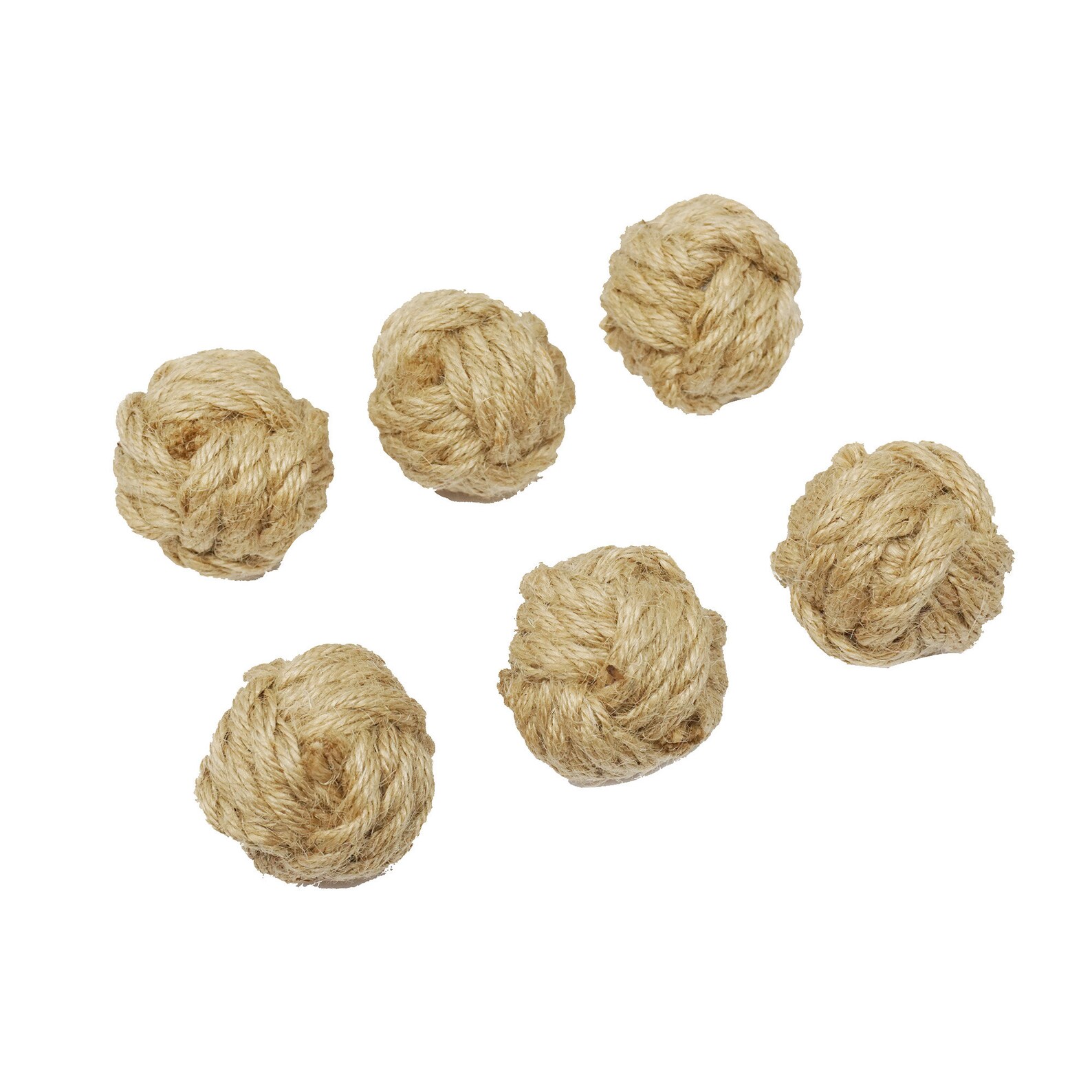Decorative Jute Rope Ball Natural 2Inch 6Count Etsy