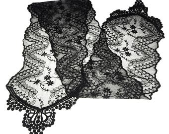 Floral Lace Table Runner Dining, 12-inch, 6-feet