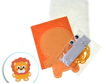 Lion Felt Friend Crafting Kit, 5-Inch