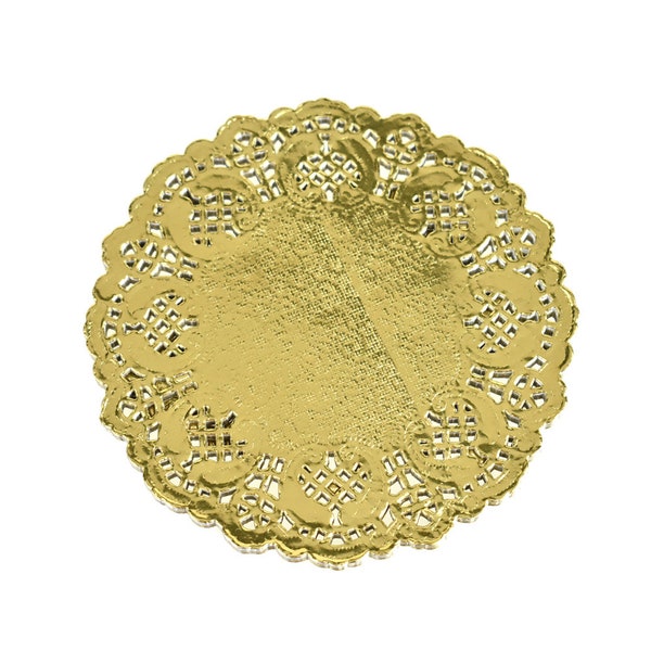 Gold Paper Doilies Etsy