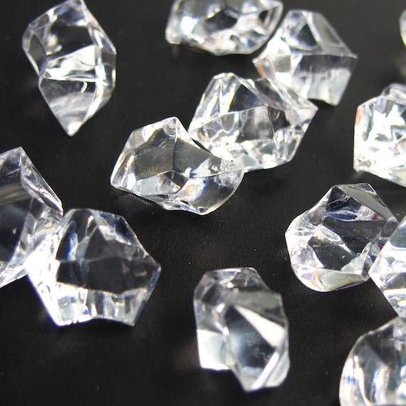 Acrylic Ice Rocks Crystal Table Scatter Vase Filler 1 Inch Etsy
