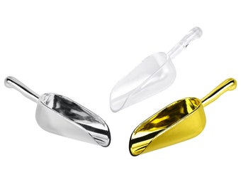 Plastic Candy Scoops Serving-ware, 6-1/2-inch, 6-Piece, Clear