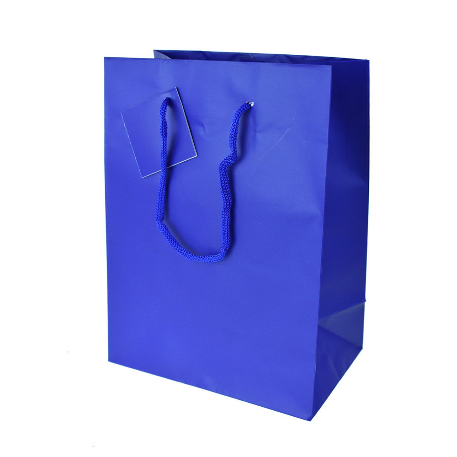 Solid Colored Matte Gift Bags With Tag 91/2inch Etsy