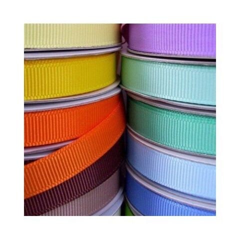 Solid Grosgrain Ribbon, 3/8-Inch, 50-Yard