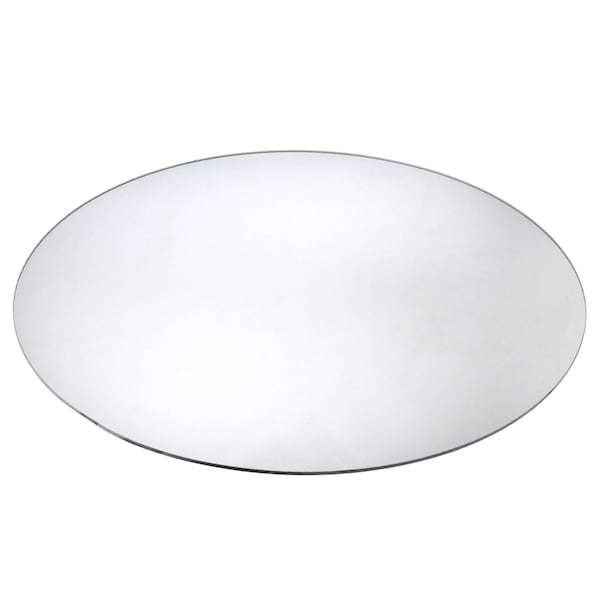 Round Mirror Base Centerpiece, 12-inch