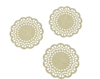 Craft Canvas Mini Cutout Heart Doilies, 4-1/16-Inch, 6-Count