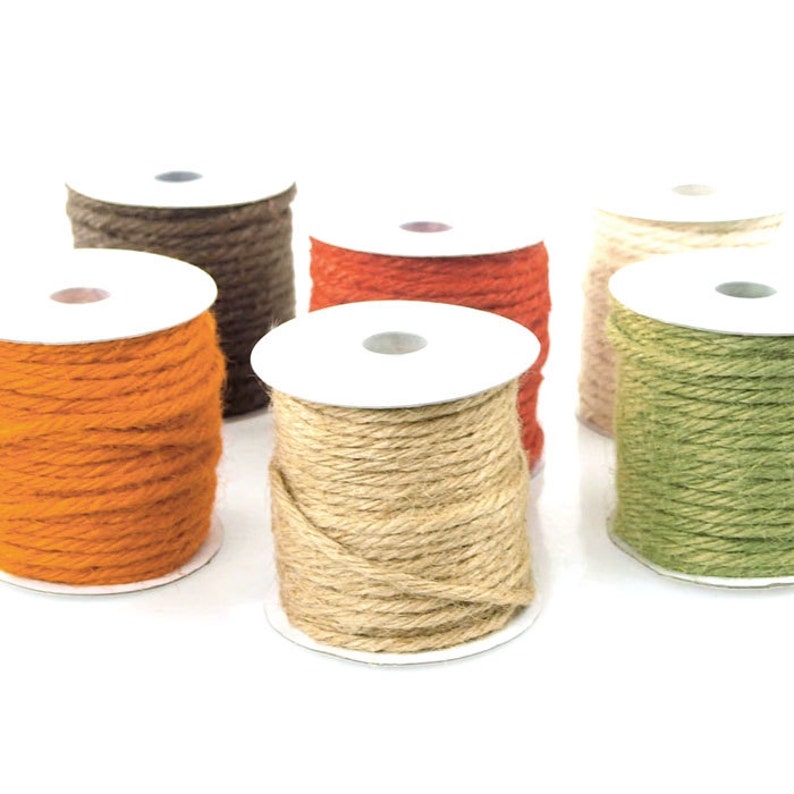 Burlap Twine Cord Rope Packaging, 1/8-Inch, 25-Yard image 1