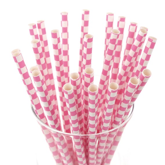 Red Cheers 25pc Paper Straws