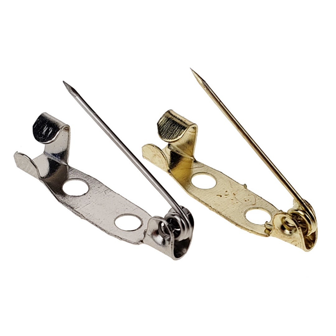 Metal Pin Back Clasp 3/4inch 144count Etsy