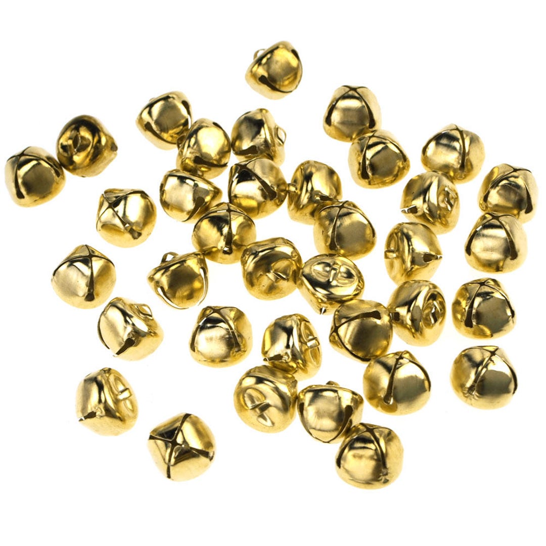 Metal Jingle Bells, Gold, 3/4inch, 36piece Etsy