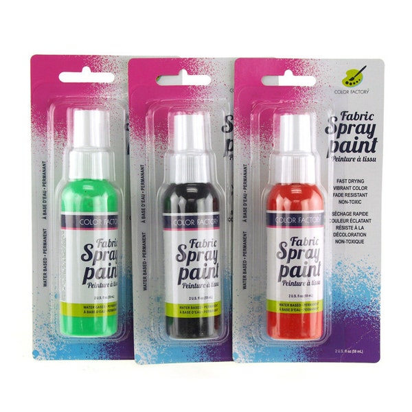 Fabric Color Spray Paint, 5-inch