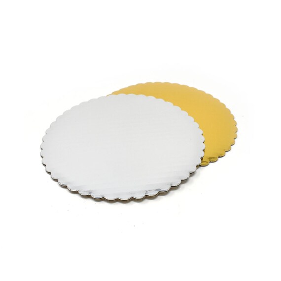 100 pièces Planches Plateau Gâteau Décoratif, Mousse Ronde