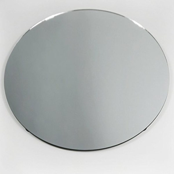 Round Mirror Base Centerpiece, 18-Inch