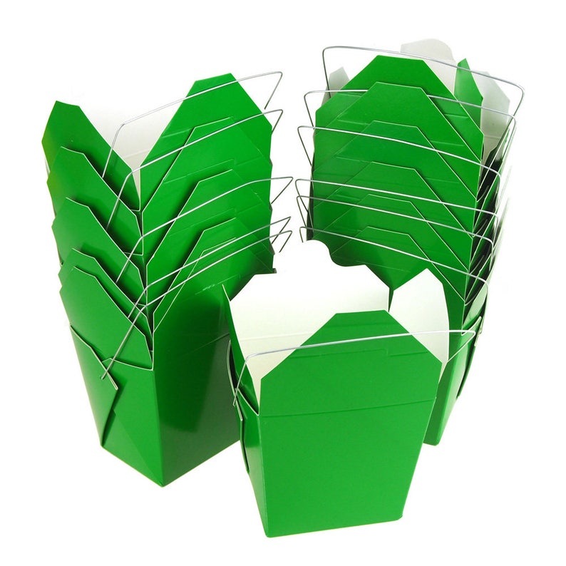 Take Out Boxes With Wire Handle 31/4inch 12piece Etsy