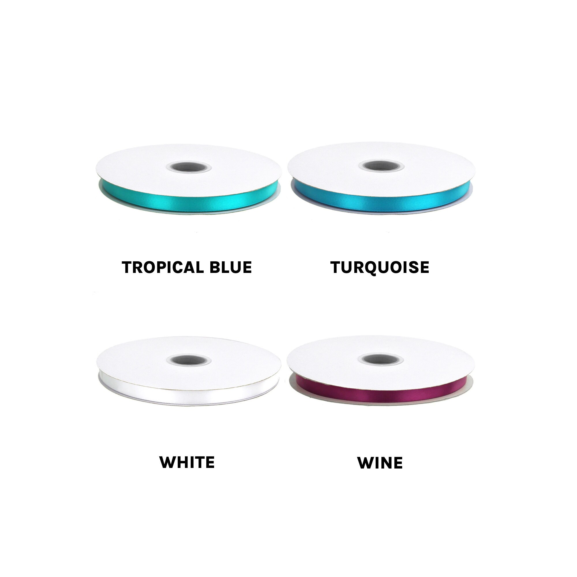 Single Faced Satin Ribbon, 1/4-inch, 100-yard - Etsy
