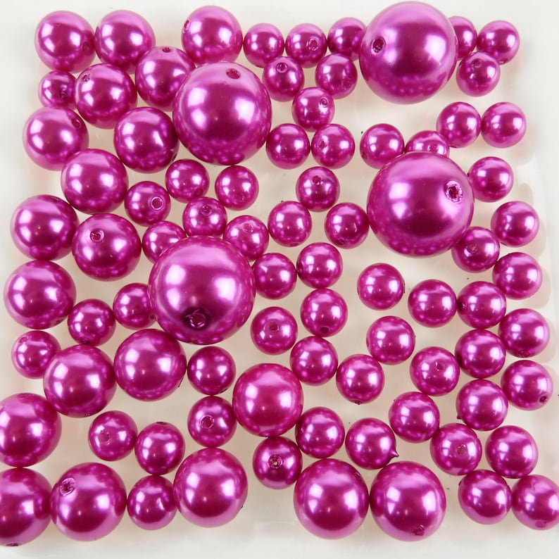 Plastic Pearl Balls Vase Filler 14mm 20mm 30mm 84piece Etsy