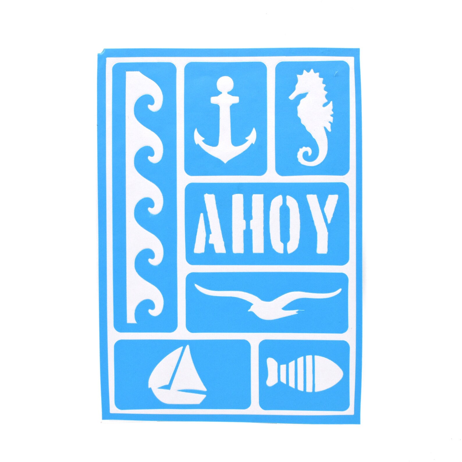 Nautical Adhesive Stencil 8-1/4-inch - Etsy