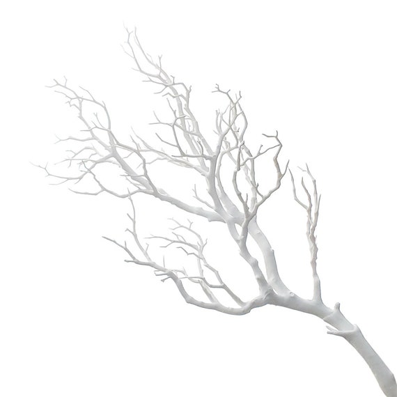 Large Plastic Artificial Coral Branch White 36 Inch Etsy