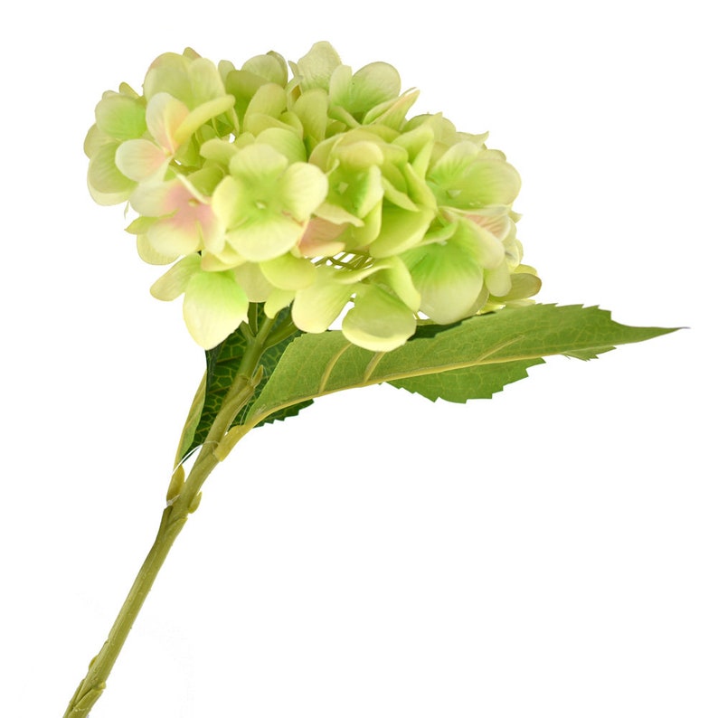 Deluxe Silk Hydrangea Stem 18inch Etsy