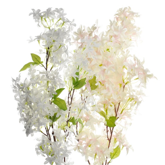 Artificial Jasmine Flowers Branch Spray, 42-Inch