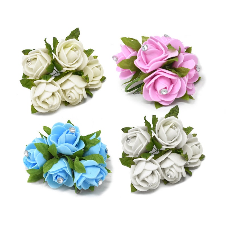 2-Pieces Mini Rose Floral Bouquets
