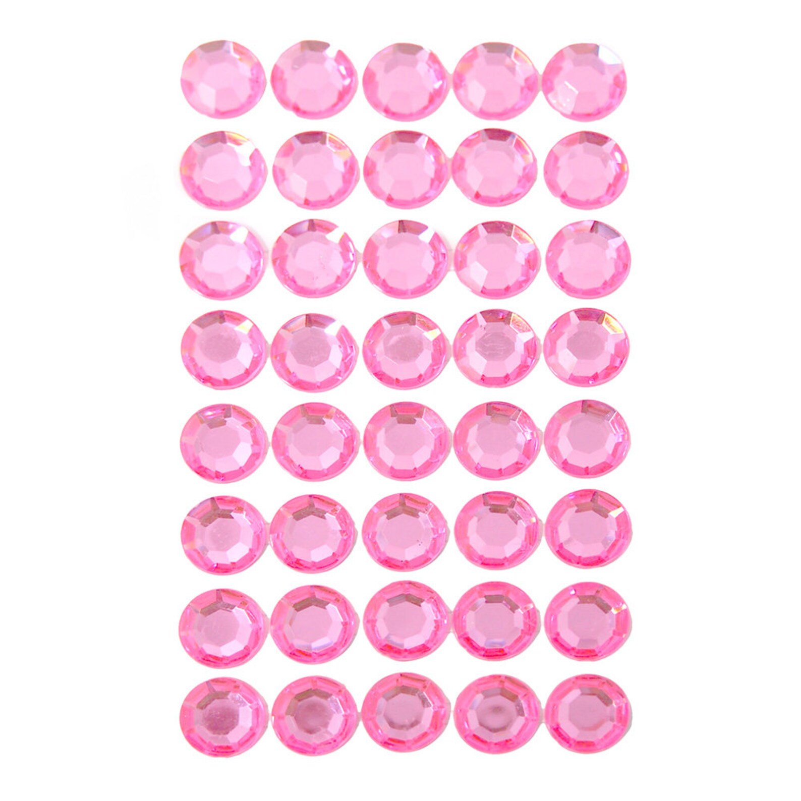 Round Adhesive Diamond Gem Stickers 16mm Etsy
