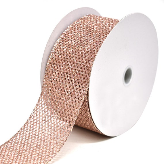 The Ribbon People Winter White Solid Wired Craft Ribbon 2.5 x 27 Yards
