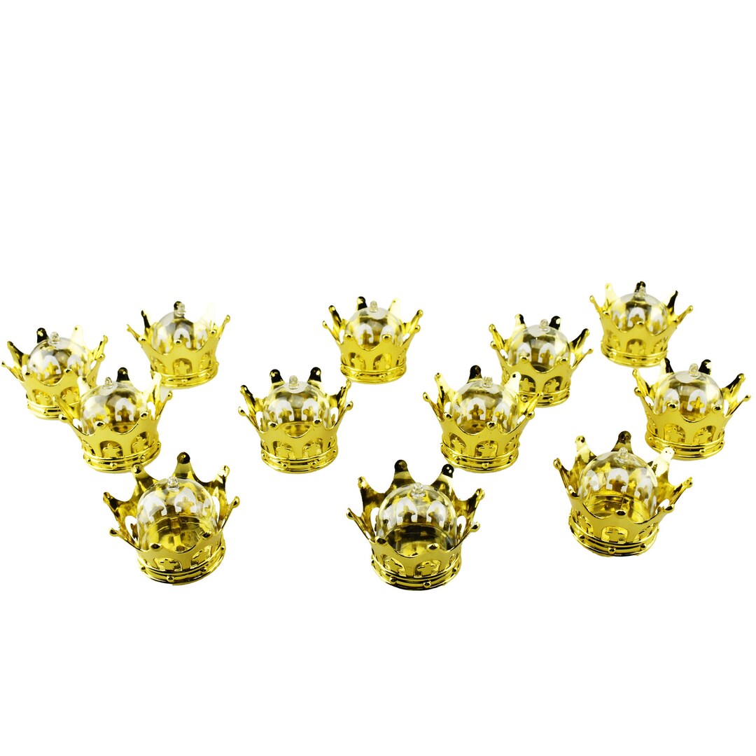 Crown Party Favor Container, 31/4inch X 21/2inch, 12count Gold Etsy