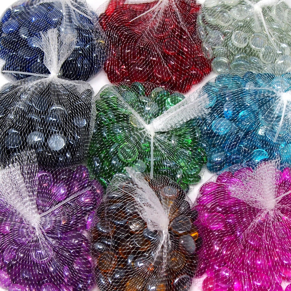 Glass Marble Gems Vase Filler 1.1 LB Bag 3/4Inch Etsy
