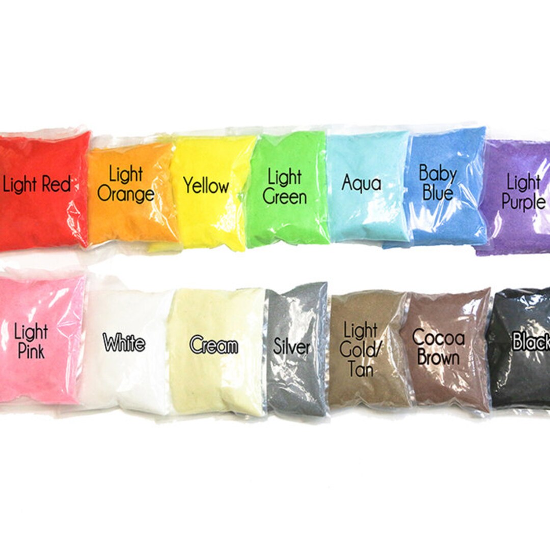 Fine Colored Art Sand Vase Filler, 1pound Bag Etsy