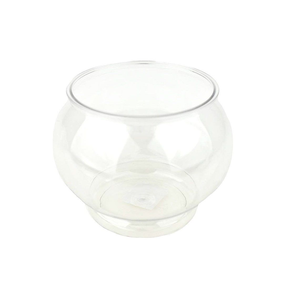 Plastic Fish Bowl Container, Clear, 41/2inch Etsy