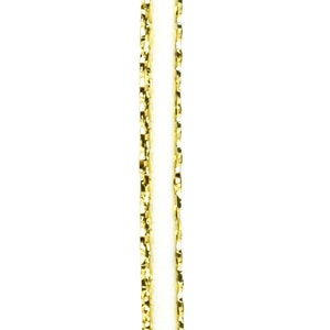 May include: Gold trim ribbon with a white center.