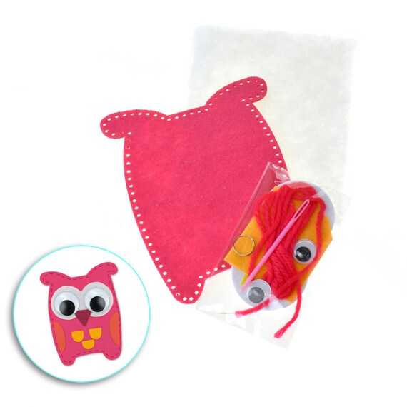 Owl Felt Friend Crafting Kit 5Inch Etsy