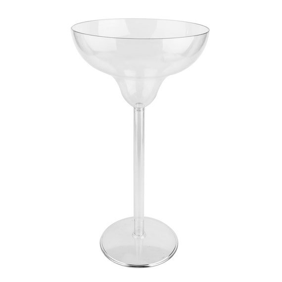 plotseling Wanorde Boven hoofd en schouder Plastic Large Margarita Glass Disposable Cup 18-Inch - Etsy België