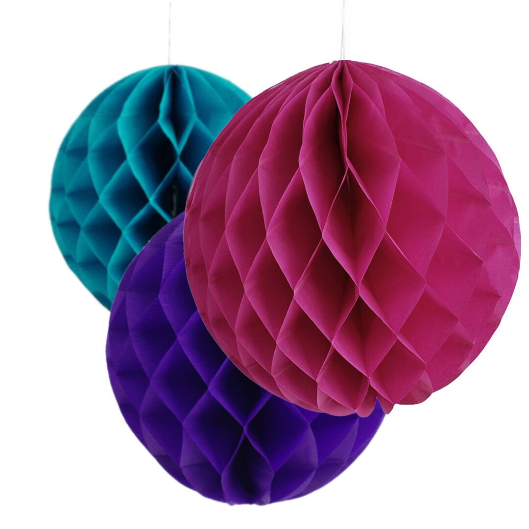 Honeycomb Balls/20 Colors Round Tissue Paper Honeycomb Ball,4 6 8 10 12 for  Wedding Decorations,baby Shower ,bridal Shower Party Decor 