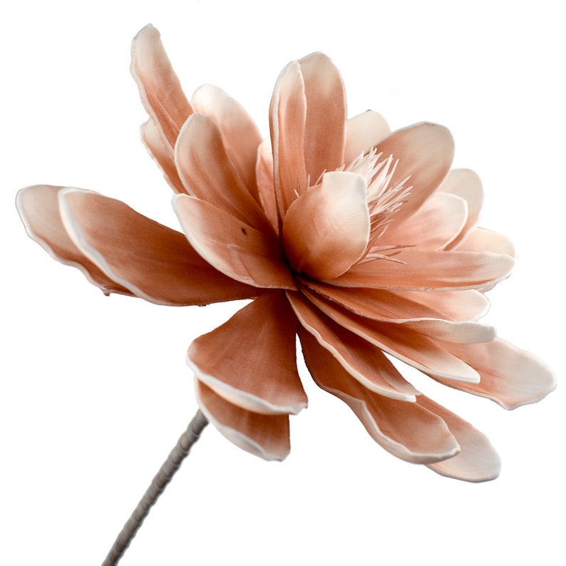 Blooming Floral Foam Magnolia Stem 30inch Etsy