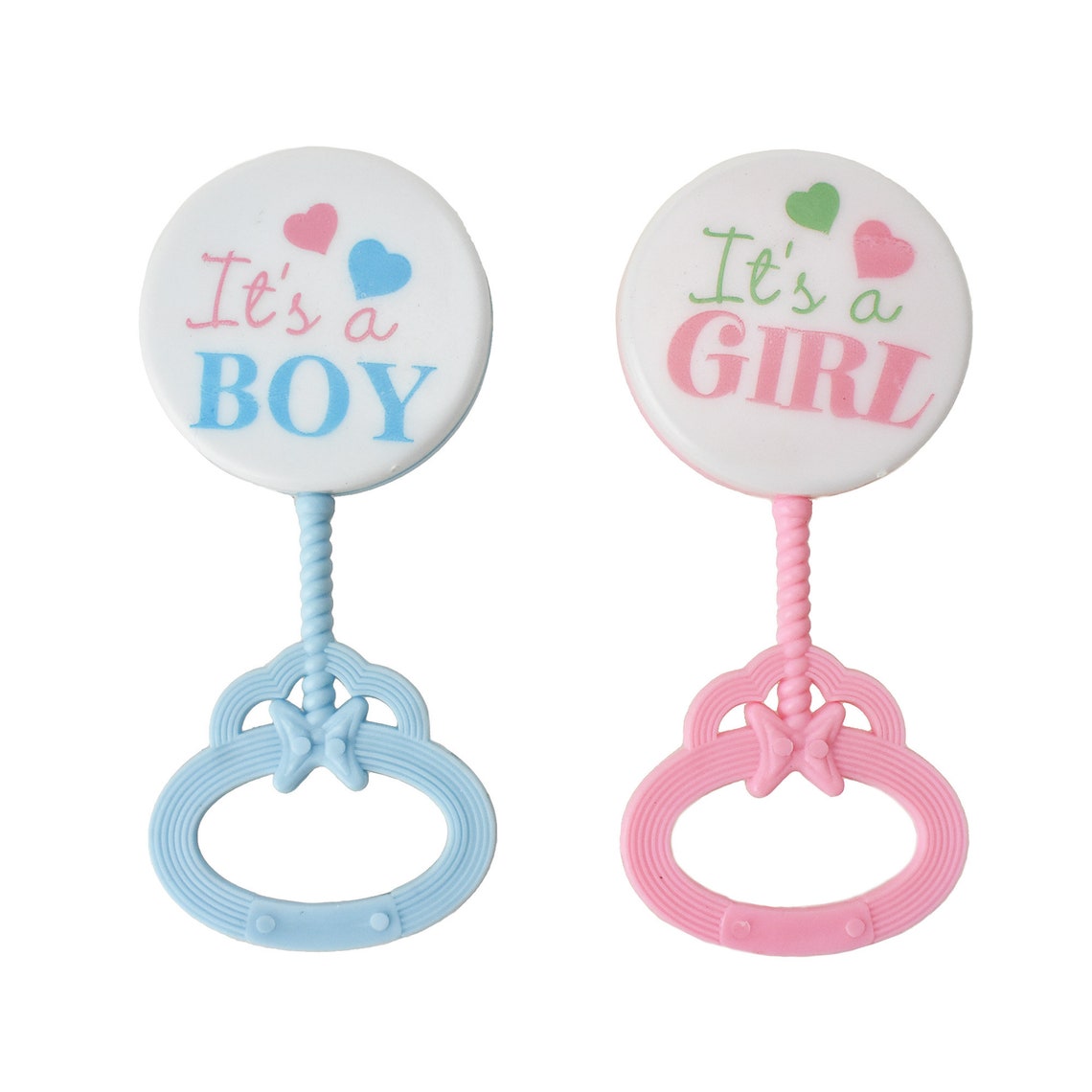 Baby Shower Baby Rattle Party Favors 31/2inch 3count Etsy