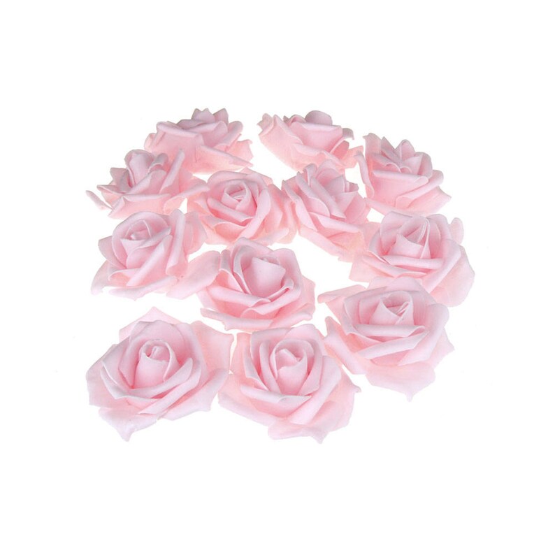 Foam Roses Flower Head Embellishment 3inch 12count Etsy
